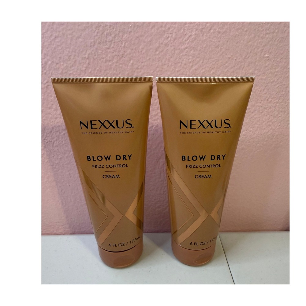 2- Nexxus Blow Dry Frizz Control Cream 6oz 177ml Bombshell Blowout Heat